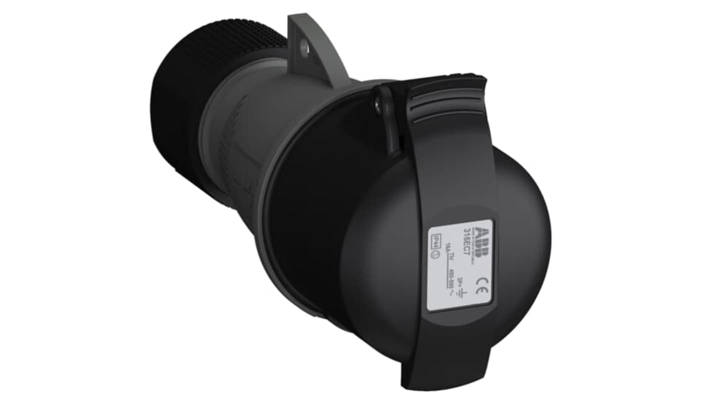 Connettore di alimentazione industriale Amphenol Industrial 2CMA1, 3P+E, 16A