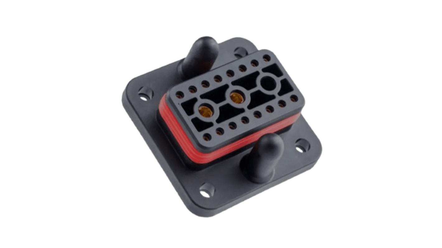 Amphenol Industrial, PWMD Series Male to Female 18 Way Battery Connector, Panel Mount