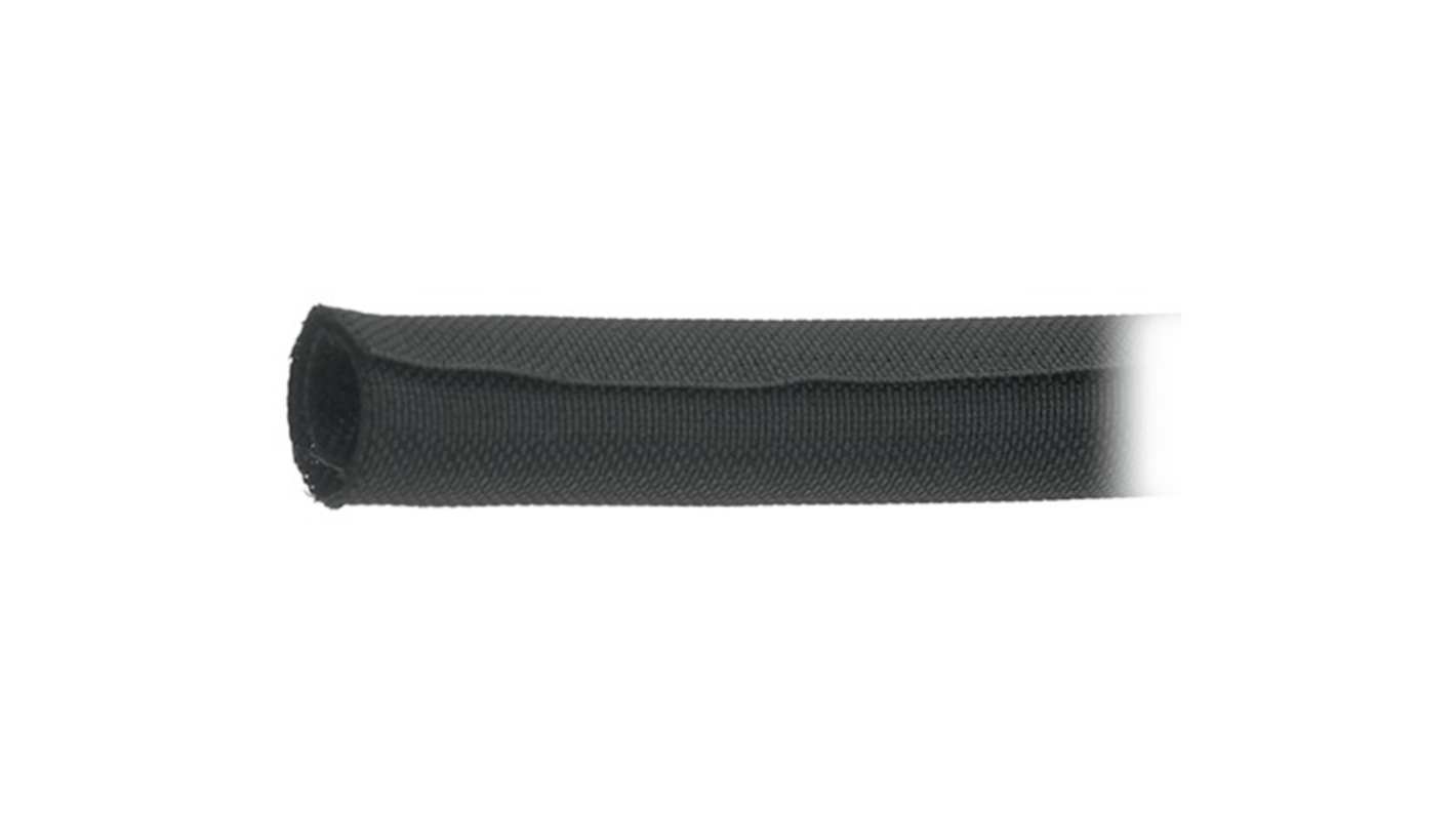 Thomas & Betts Braided Polyester Black Cable Sleeve, 29mm Diameter, 15m Length, CPS Series