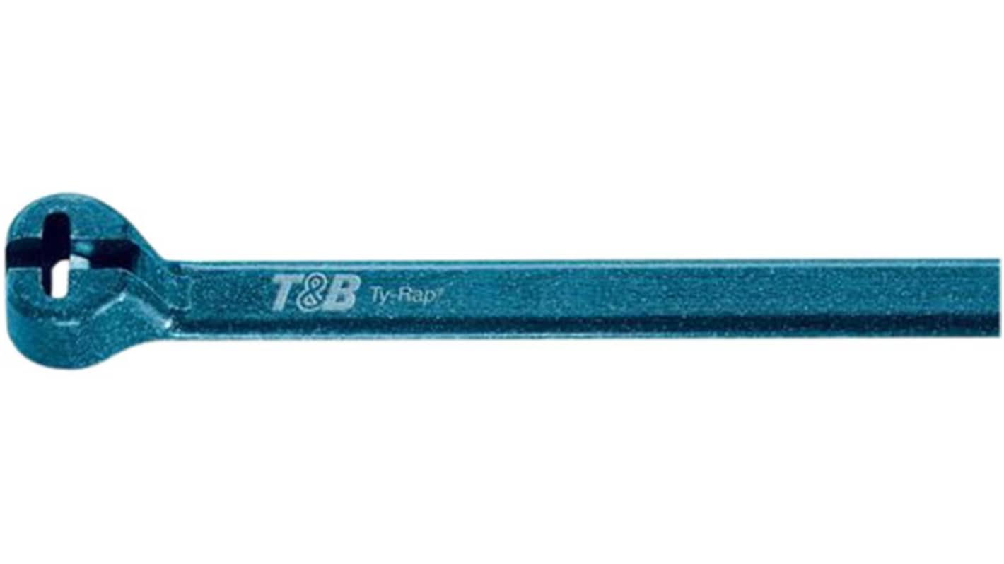 Thomas & Betts Cable Ties, 92mm x 2.4 mm, Blue Nylon