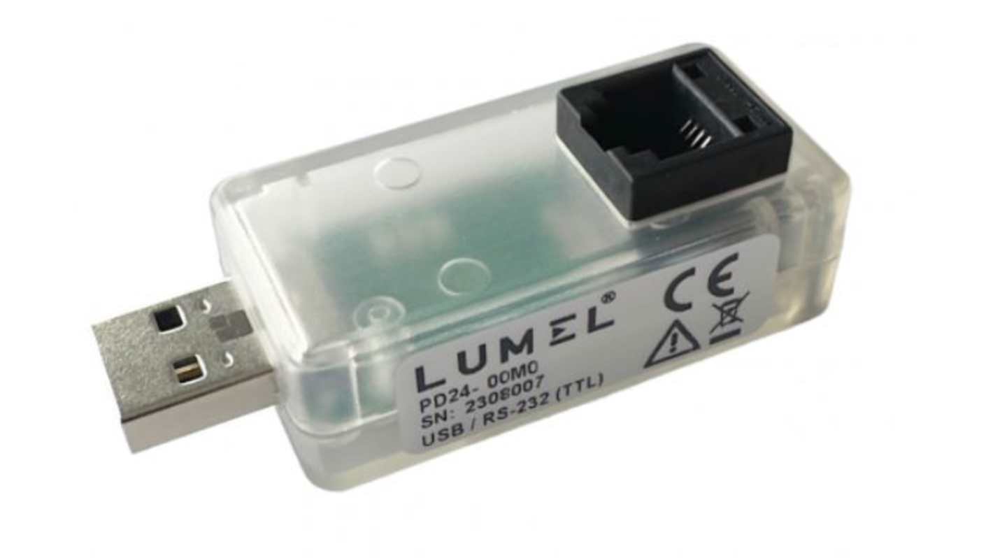 Przejściówka złącze A USB złącze B RJ12 rodzaj A Męskie rodzaj B Żeńskie Lumel