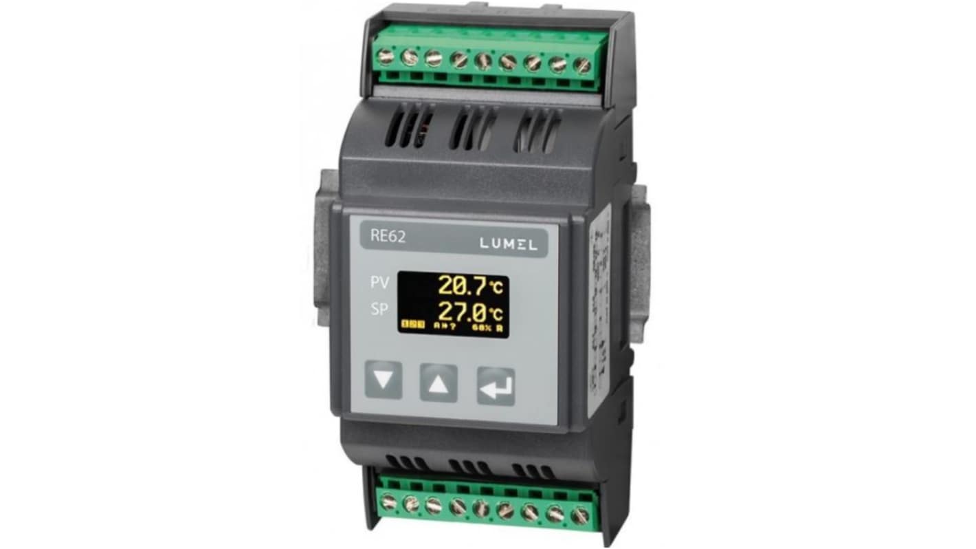 Lumel RE62 DIN Rail Controller, 3 Output, 22 → 60 V dc Supply Voltage