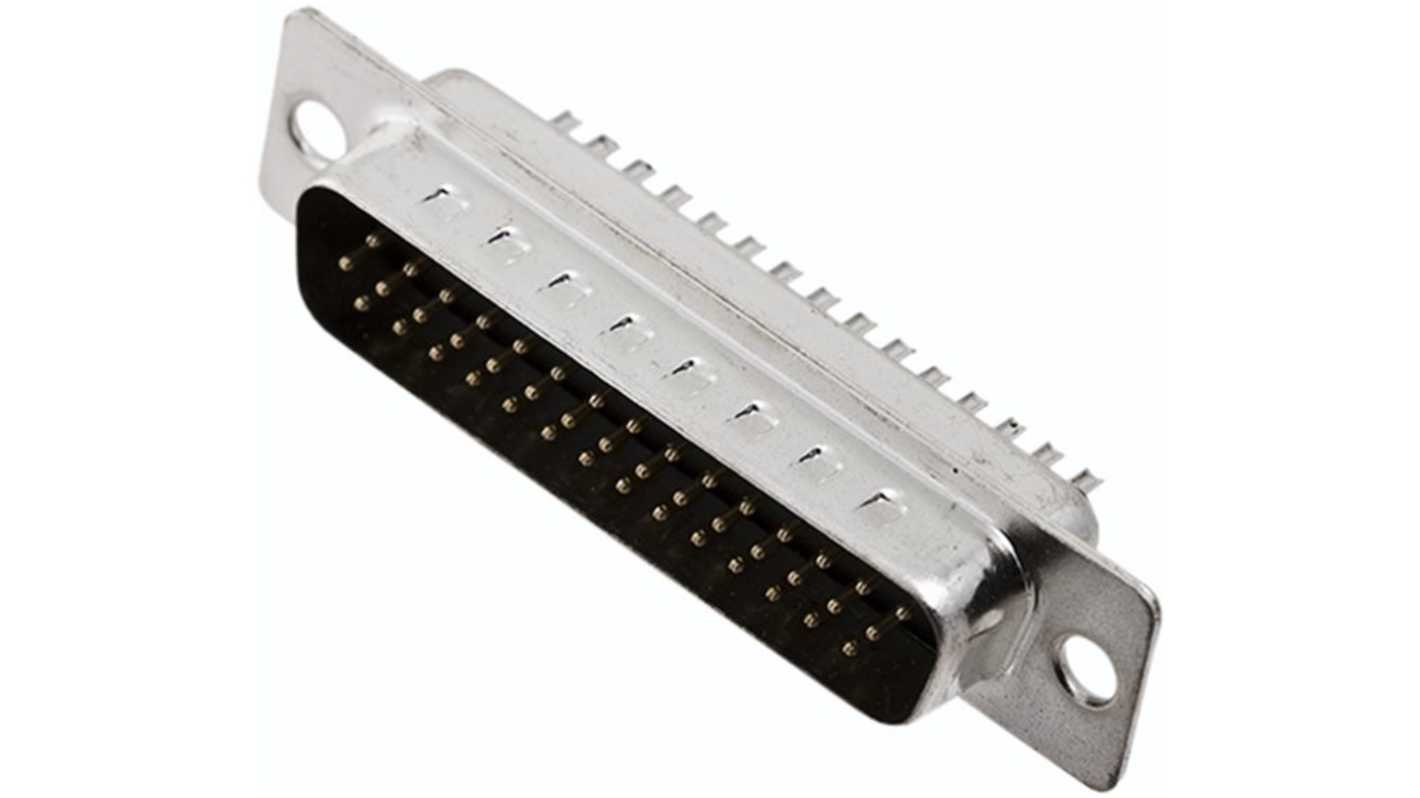 Encitech Connectors HDS 44 Way D-sub Connector Plug, 2.99mm Pitch