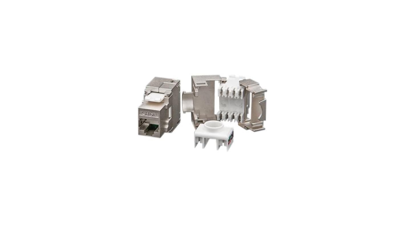 Encitech Connectors RJJ Series Ethernet Connector, Cat6a Straight 1 Port