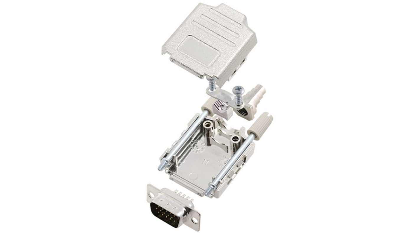 Encitech Connectors, 6355 Series D Sub Hoods For Use With For Cable