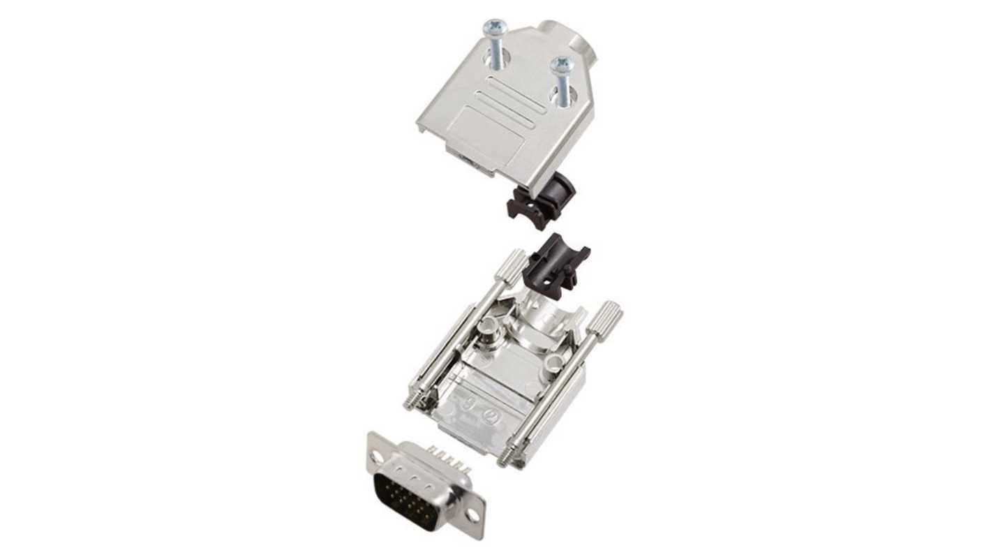 Encitech Connectors, 6355 Series D Sub Hoods For Use With For Cable