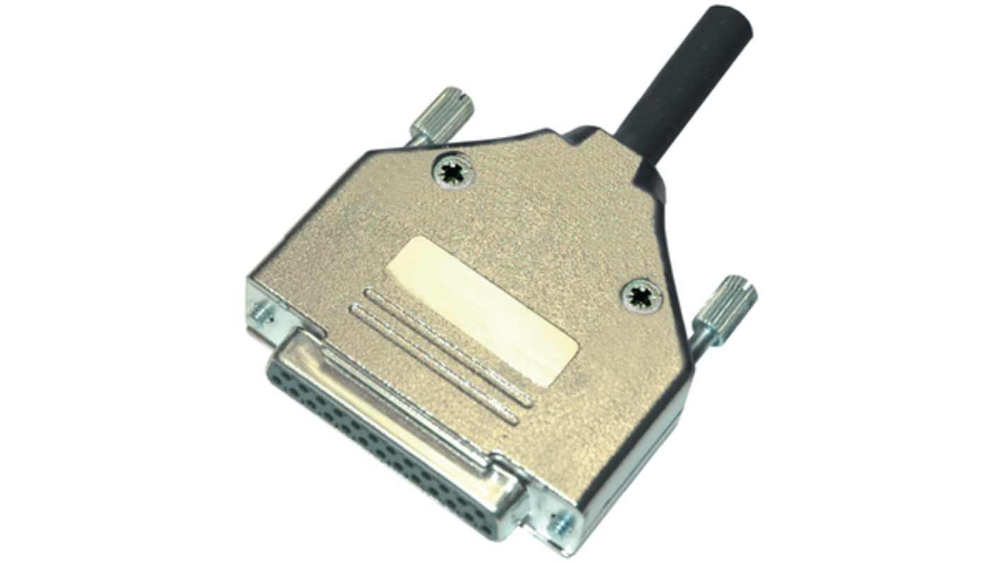 Encitech Connectors, DTPK-M Series Full Metal Hood For Use With D Sub Connector
