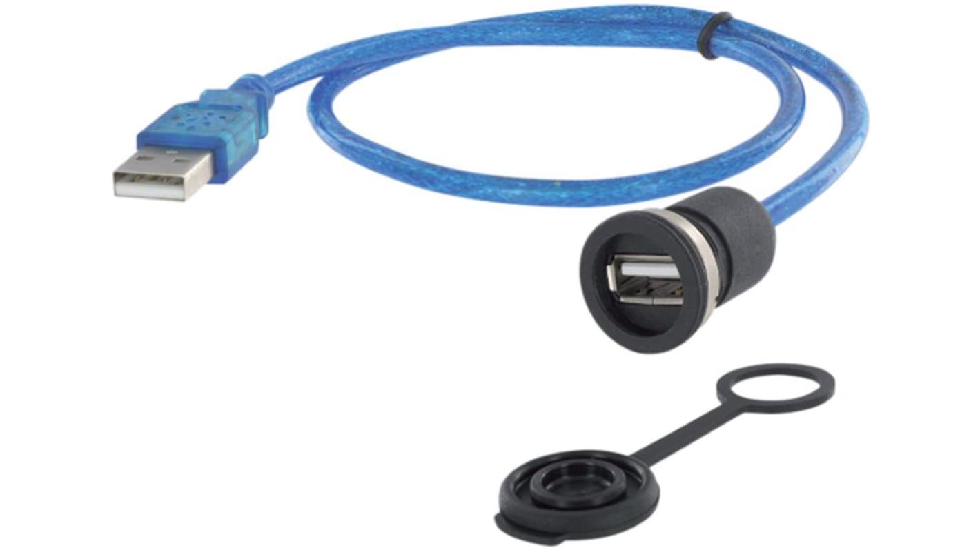 Cavo USB Encitech Connectors M16/Spina di tipo A, L. 1m