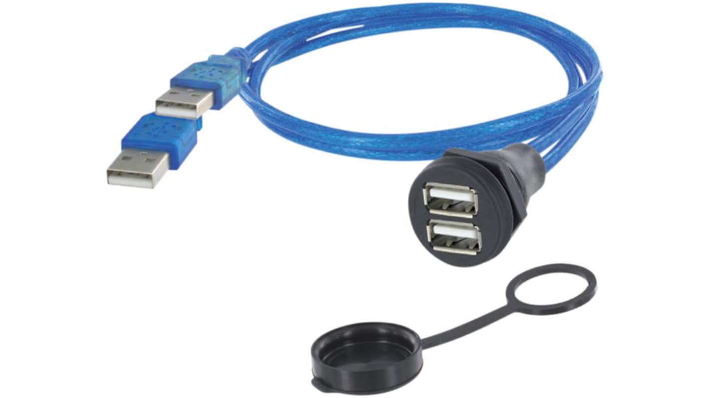 Kabel USB Złącze A USB A dł. 3m Przewód USB USB 2.0