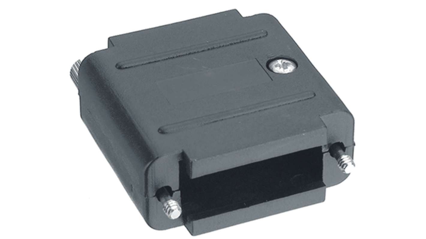 Osłona tylna D-Sub 15 -pinowe Tworzywo sztuczne Proste Encitech Connectors