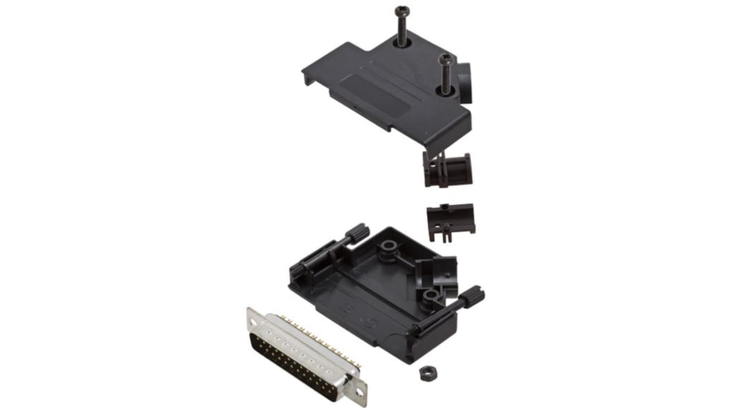 Encitech Connectors, 6355 Series D Sub Hoods For Use With For Cable