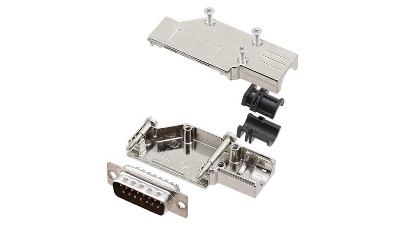 Encitech Connectors, 6355 Series D Sub Hoods For Use With For Cable
