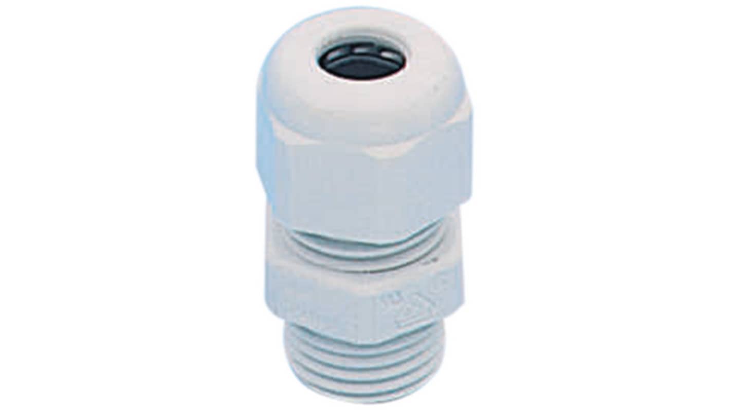 Hummel HSK-K Series Series Grey Polyamide Cable Gland, M16 Thread, 4mm min., 8mm max., IP68