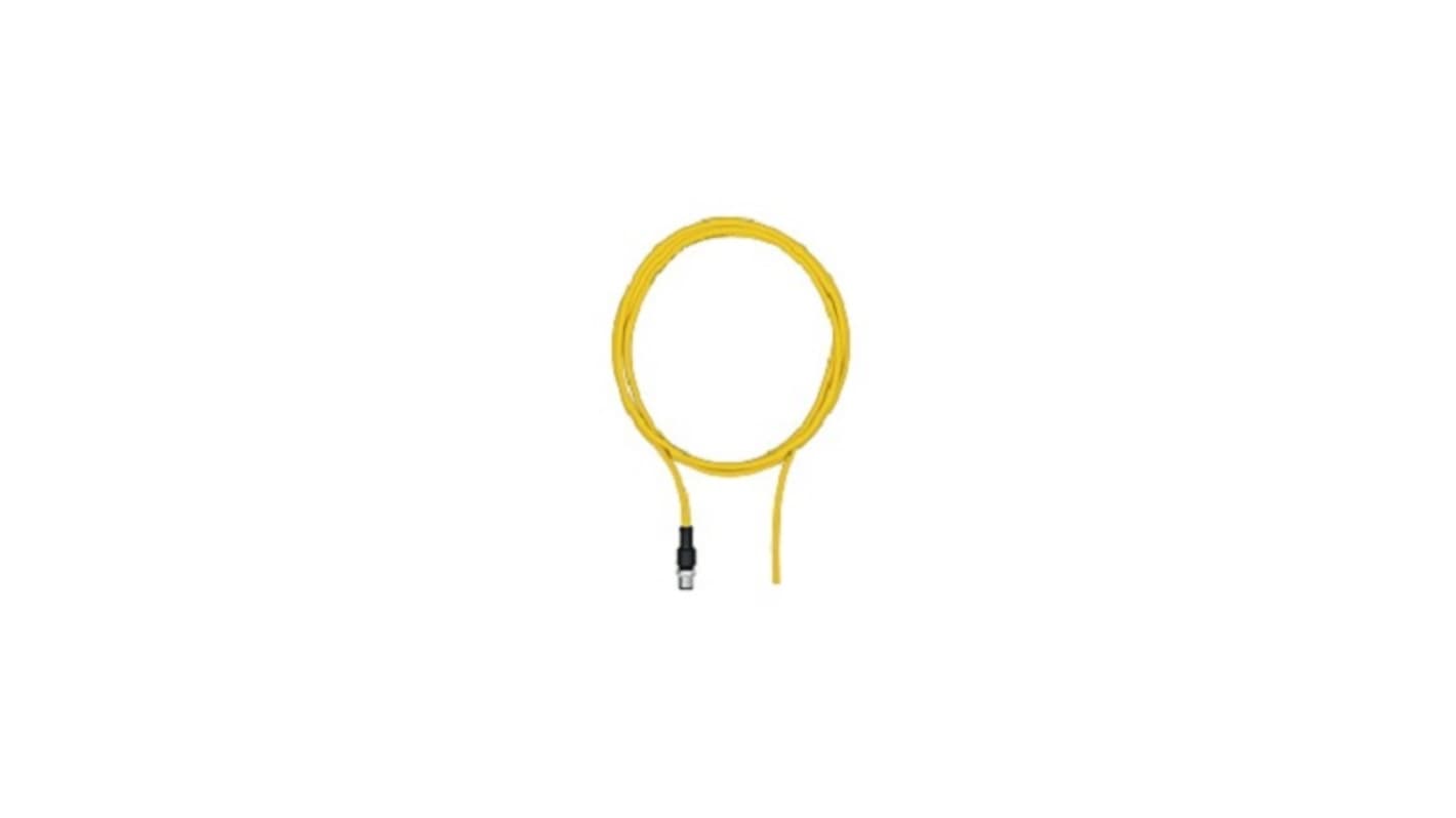 Pilz Straight Male 5 way M12 to Unterminated Cable, 10m
