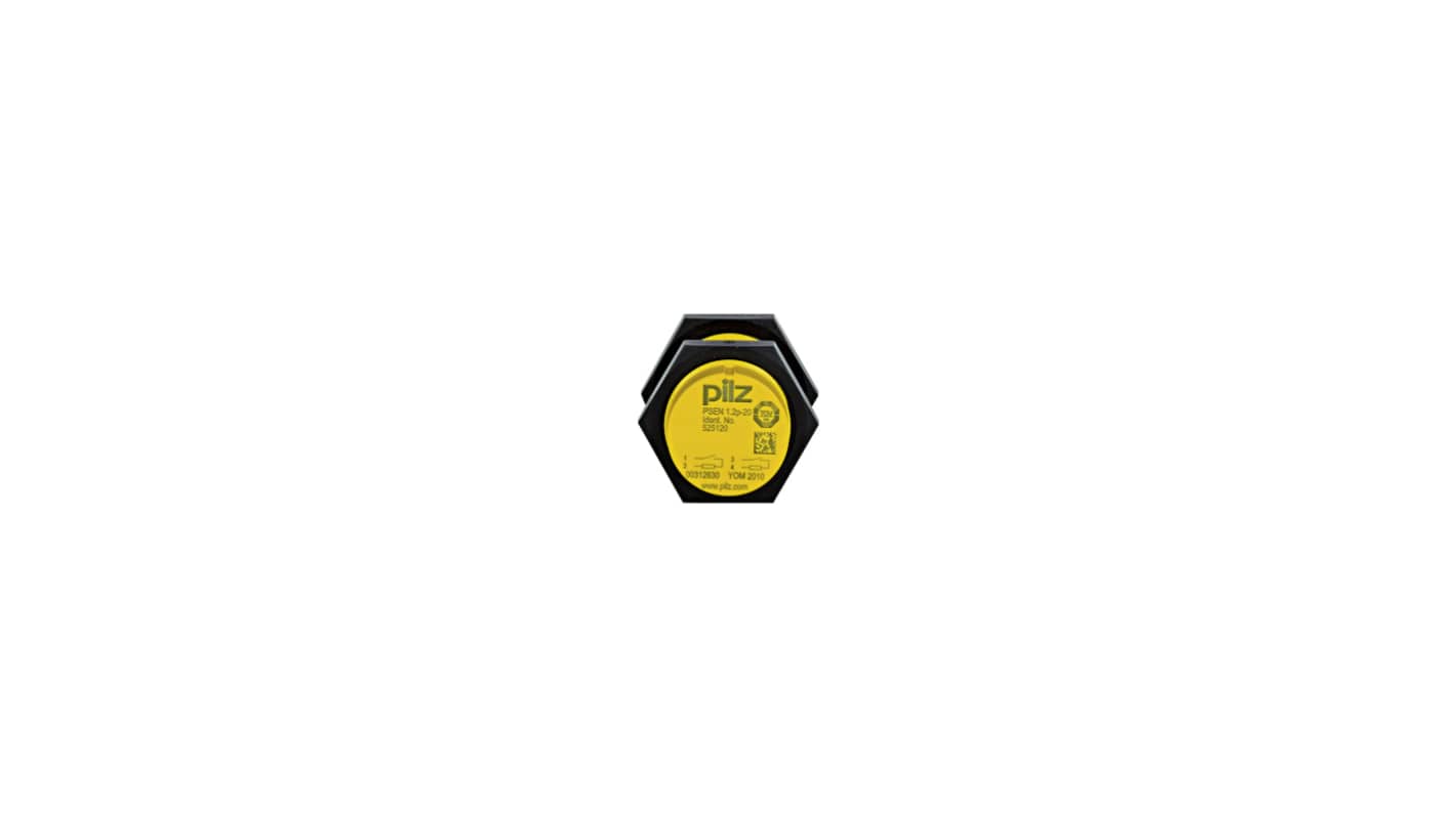 Pilz 525120 Series Magnetic Safety Switch, 24V dc, Polybutylene Terephthalate Housing, 2NO, 5m Cable