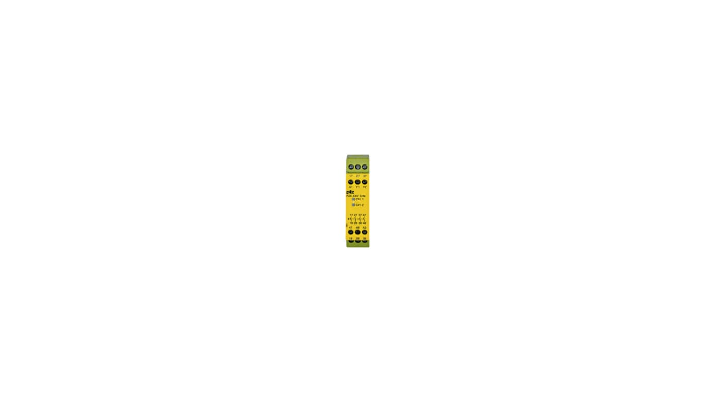 Pilz 774580 Expansion Module 24V dc, Single Channel 4 Safety Contacts