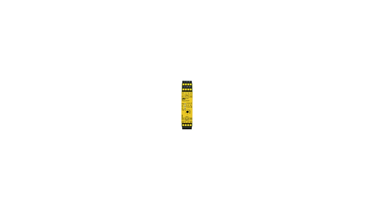 Pilz 787 Safety Relay 24V dc, Single/Dual-Channel 3 Safety Contacts