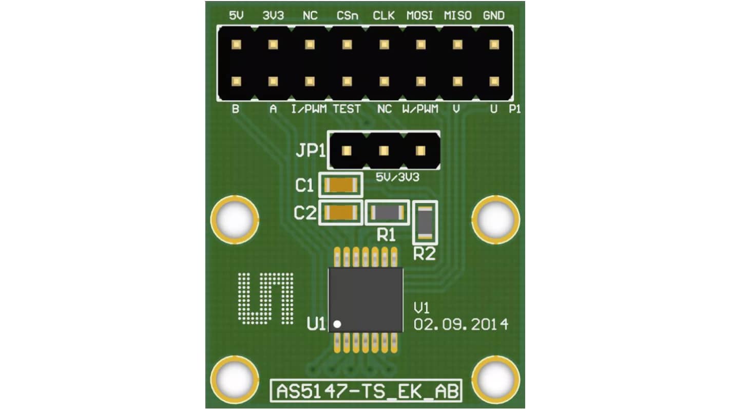 ams OSRAM AS5147-TS_EK_AB Position Sensor Adapter Board for AS5147 AS5000