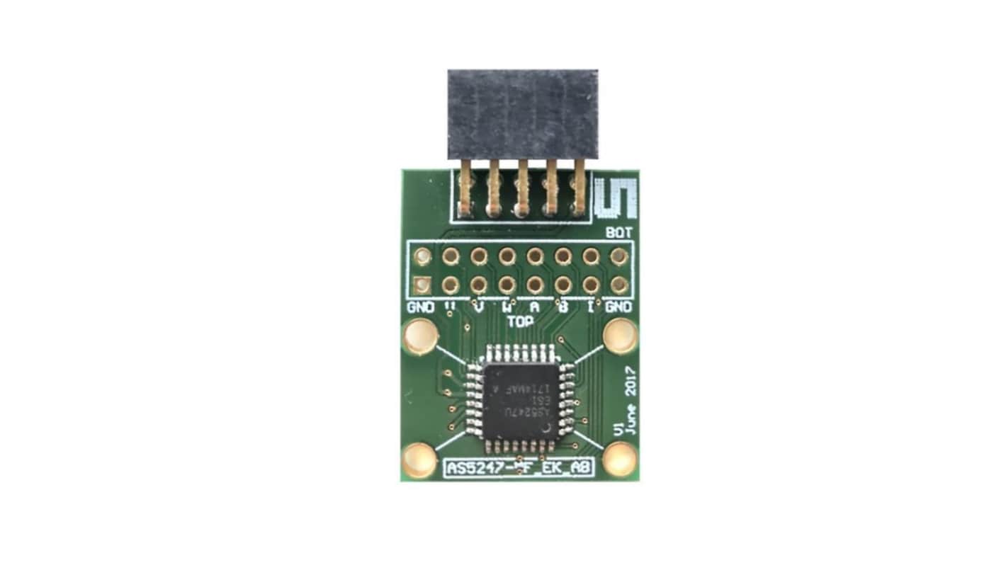 ams OSRAM 位置センサ AS5247U-TQ_EK_ABアダプタボード AS5247U AS5247U-TQ_EK_AB