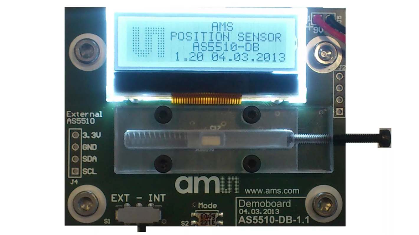 ams OSRAM 位置センサ AS5510-WL_EK_DBデモンストレーションボード AS5510 AS5510-WL_EK_DB