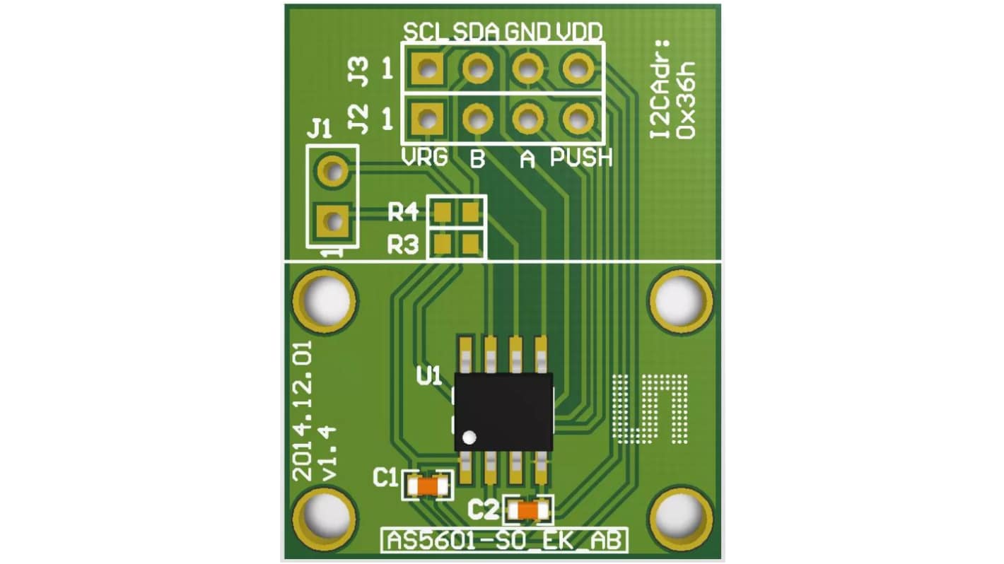 ams OSRAM AS5601-SO_EK_AB Position Sensor Adapter Board for AS5601 AS5601