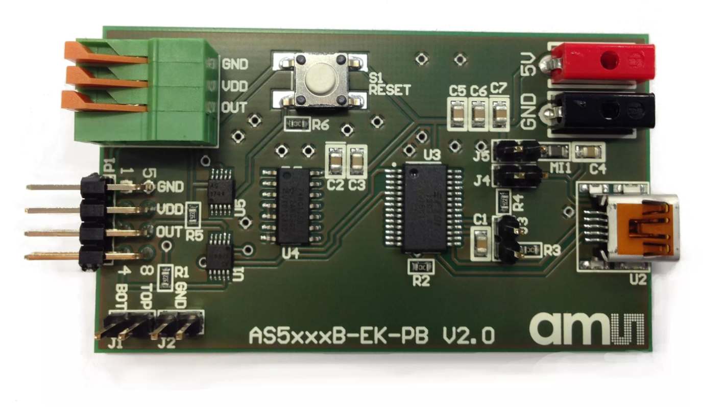 ams OSRAM AS5XXX-EK-UCB Position Sensor Adapter Board for AS5XXX AS5XXX