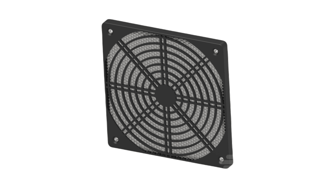 Griglia di ventilazione Nero ABS TE Connectivity 2489073-1