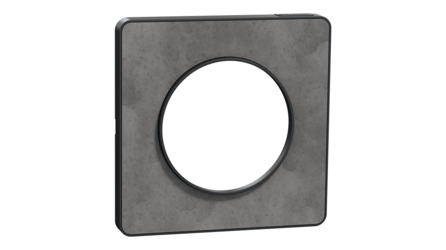 Schneider Electric Lighting Cover for use with Odace, 85mm Width,85mm Length, Clip Fixing