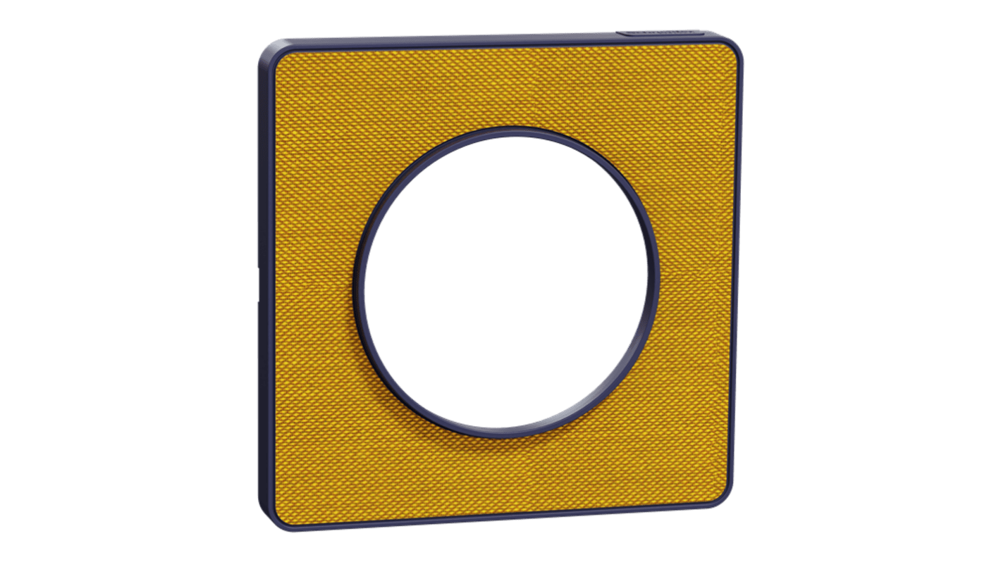 Schneider Electric Yellow 1 Gang Cover Plate