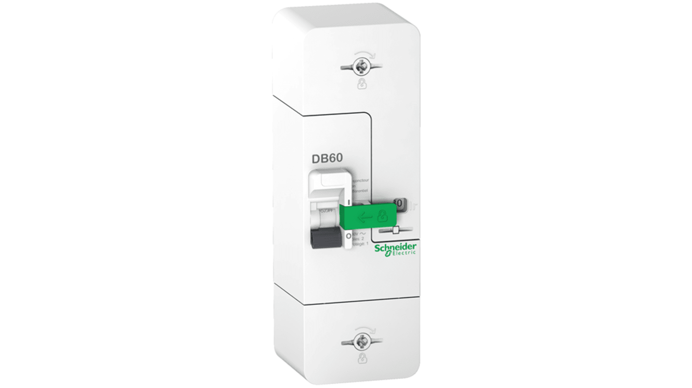 Schneider Electric Resi9 Electronic Circuit Breaker 45A R9FN, DIN Rail Type C