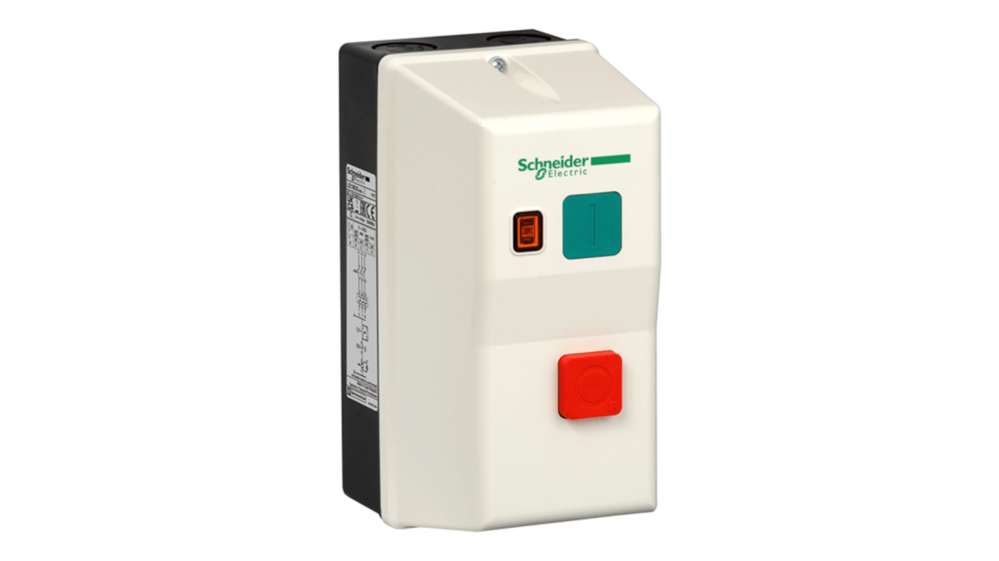 Schneider Electric TeSys Motor Starter, DOL, 4 kW, 415 V, IP65