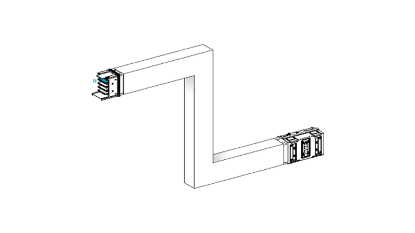 Schneider Electric Cross Elbow Busbar Trunking, 800mm, 630A, KSA63 Series