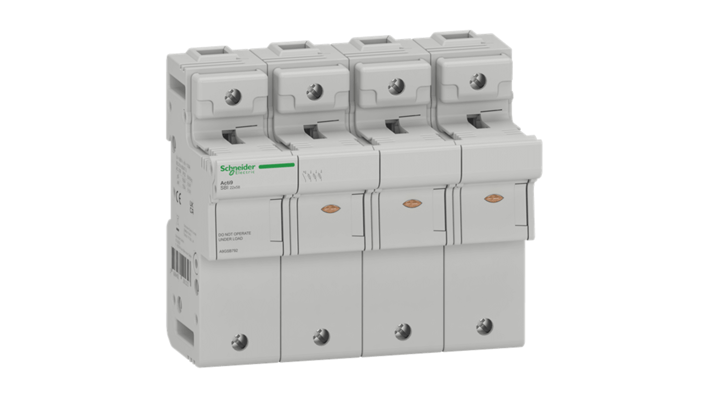 Schneider Electric Fuse Switch Disconnector, 3P + N Pole, 125A Max Current