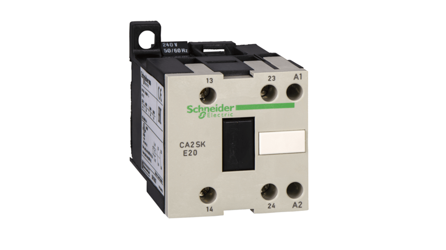 Schneider Electric モニタリングリレー, DPST, DINレール, CA2SKE20P7