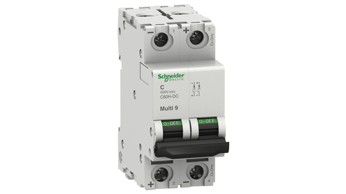 Schneider Electric 5A电子断路器, 500V, 夹子, C型脱扣, MGN6系列