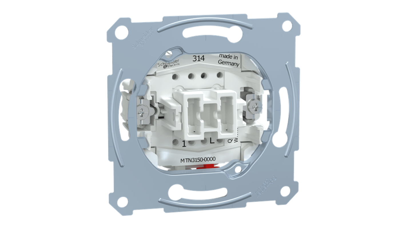 Schneider Electric 指示灯 开关插件模块, Merten系列, 10A, 白色
