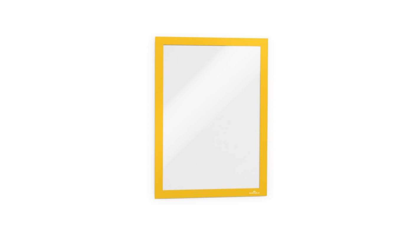 Durable 487204 Yellow Information Frame, 323mm Height, 236mm Width