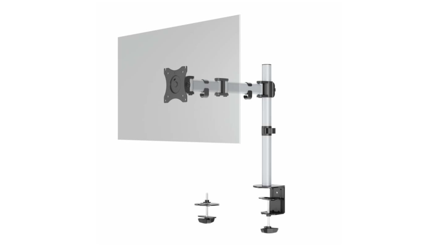Durable Desk Mounting Monitor Arm for 1 x Screen, 27in Screen Size