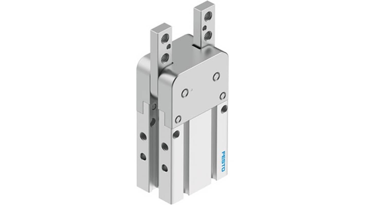 Festo 2 Finger Double Action Pneumatic Gripper, DHWC-16-A, Angle Gripping Type
