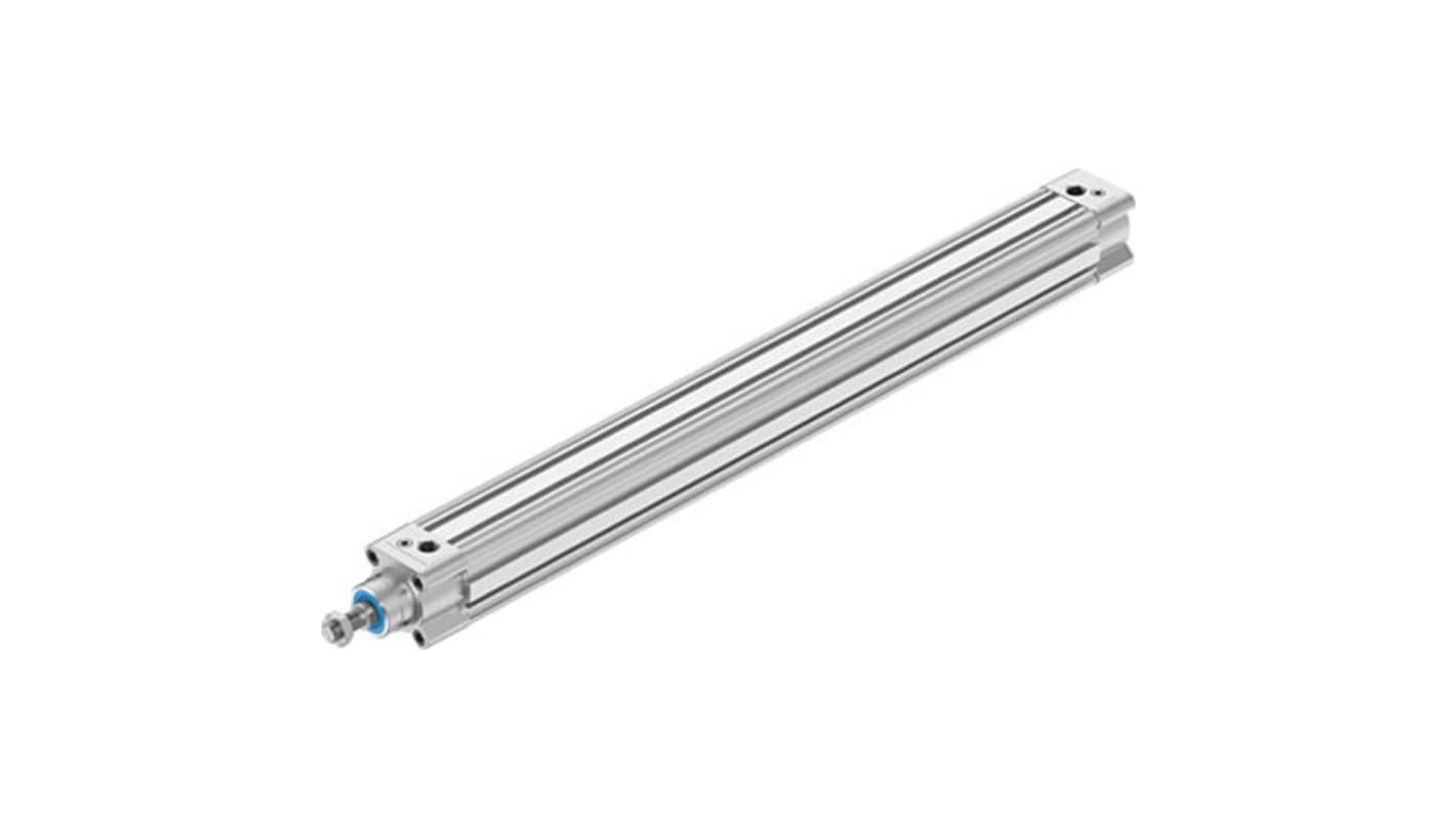 Festo Pneumatic Piston Rod Cylinder - DSBC-40-500-D3-PPVA-N3, 40mm Bore, 500mm Stroke, DSBC Series, Double Acting
