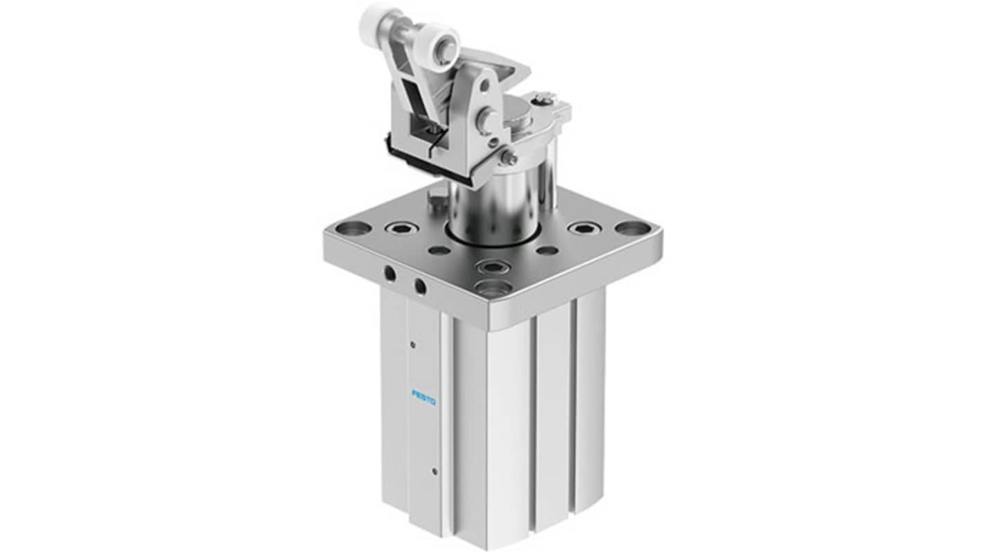 Festo Pneumatic Compact Cylinder - DFST-80-40-L-Y4-A-G2, 80mm Bore, 40mm Stroke, DFST Series, Double Acting