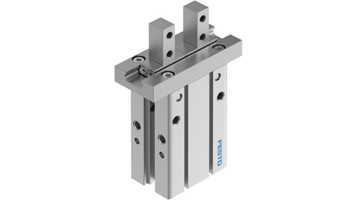 Festo 2 Finger Double Action Pneumatic Gripper, DHPC-25-A-S-1, Parallel Gripping Type