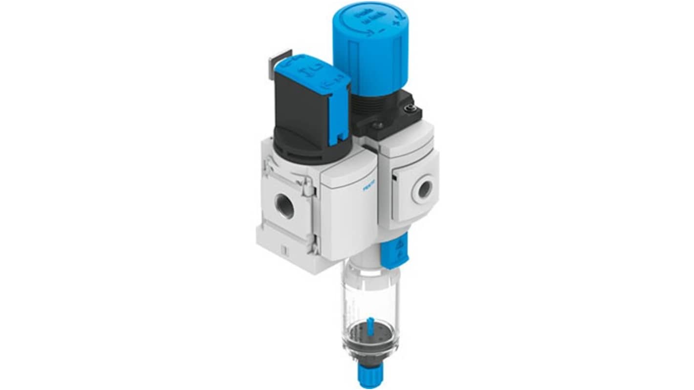 Festo MS4 Filter Regulator, 10 bar, MS4-EM1FR-1/4-D6-E-P-M-A8-WPE-B