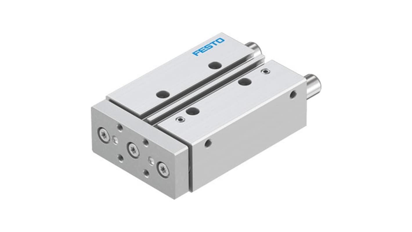 Festo Pneumatic Guided Cylinder - DFM-16-50-P-A-GF-F1A, 16mm Bore, 50mm Stroke, DFM Series, Double Acting