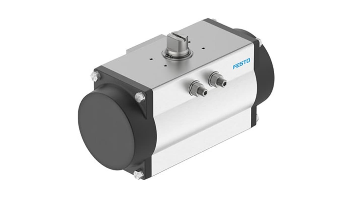 Festo DFPD Series 8 bar Single Action Pneumatic Rotary Actuator, 90° Rotary Angle