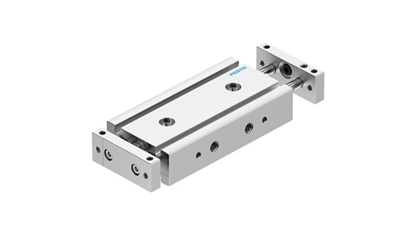 Festo Pneumatic Guided Cylinder - DGTZ-GF-6-10-J-T-P-A, 6mm Bore, 10mm Stroke, DGTZ Series, Double Acting