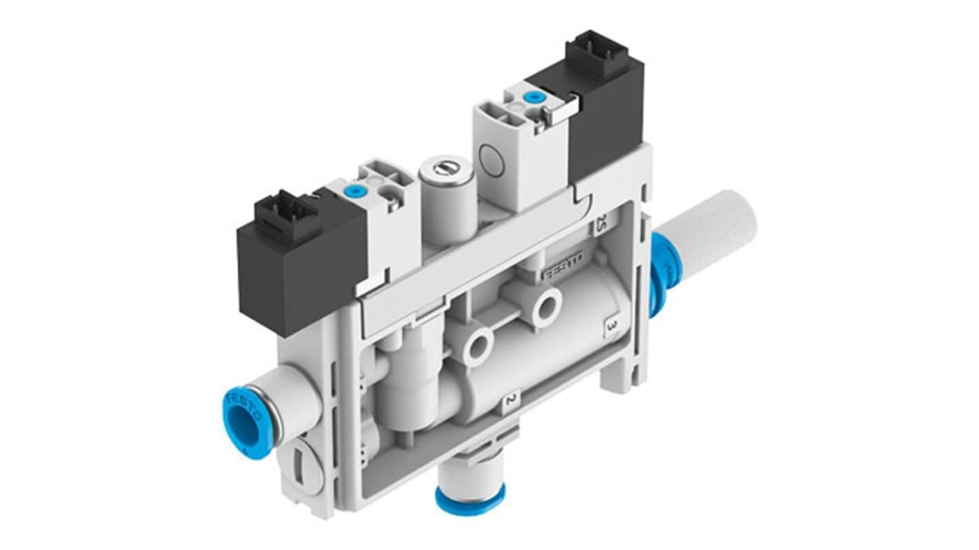 Festo Vacuum Generator, 0.95mm nozzle , 4.1bar 21L/min, OVEL series
