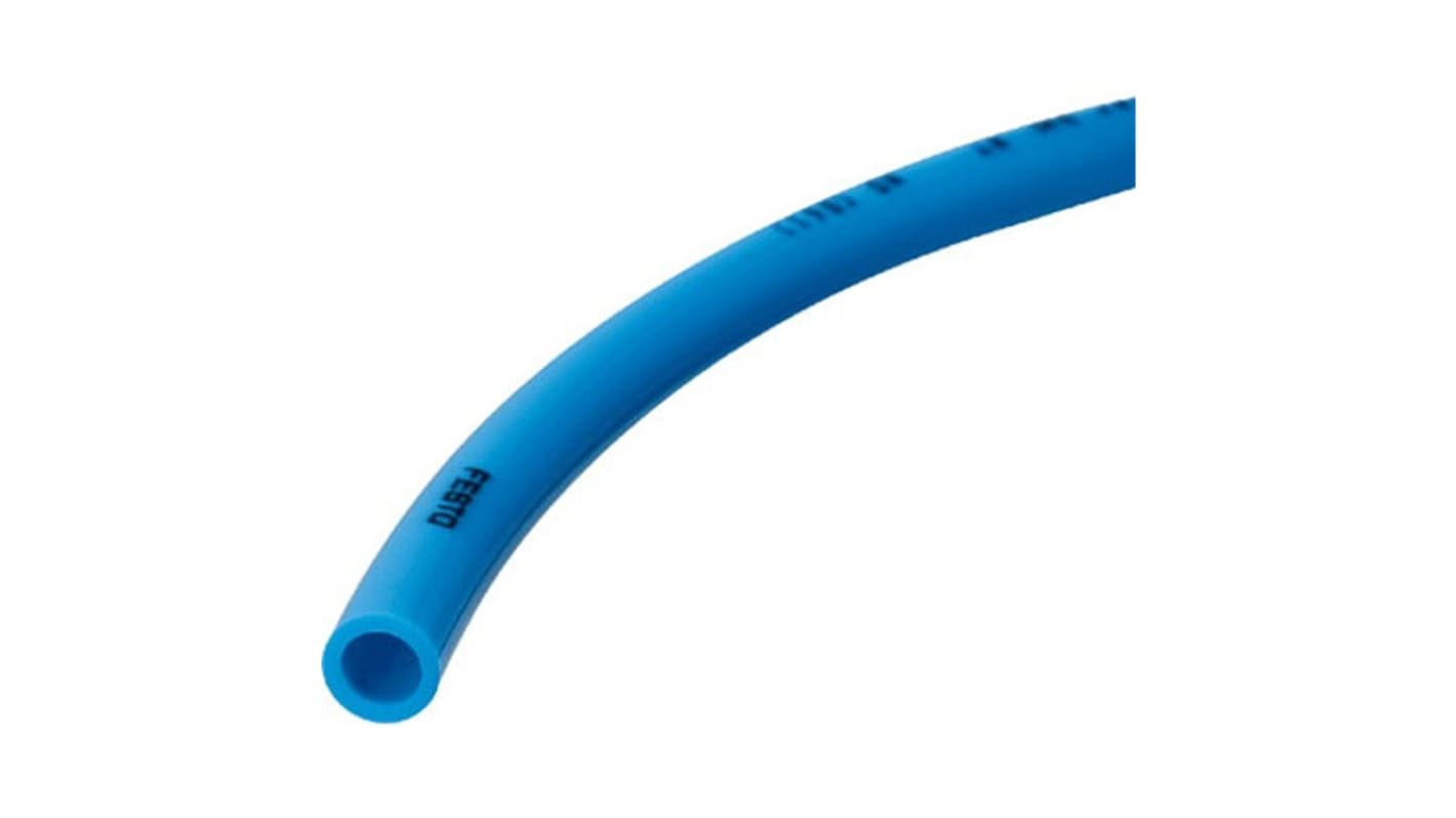 Festo PAN TPE, Flexible Tubing, 12mm ID, 16mm OD, Blue