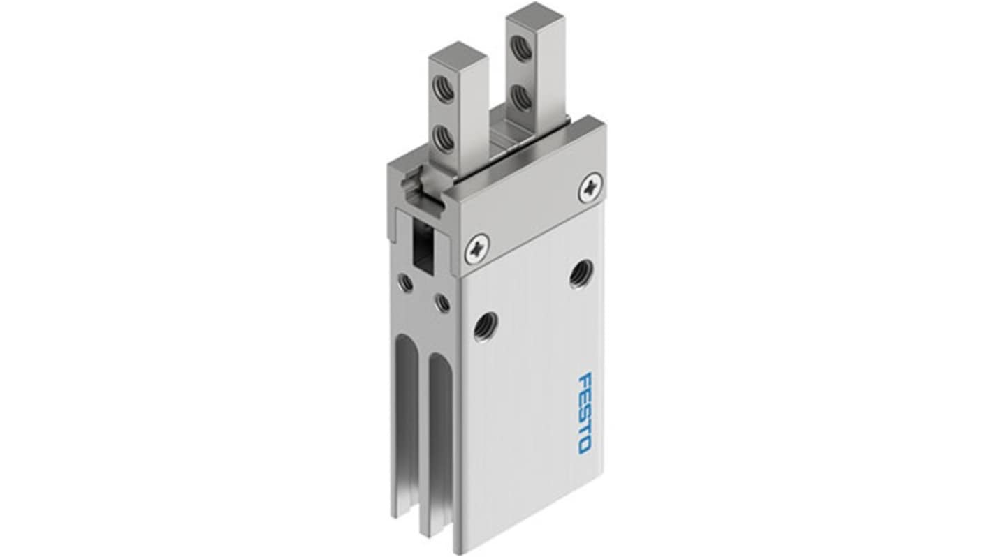 Festo 2 Finger Double Action Pneumatic Gripper, DHPC-6-A-NC-S, Parallel Gripping Type