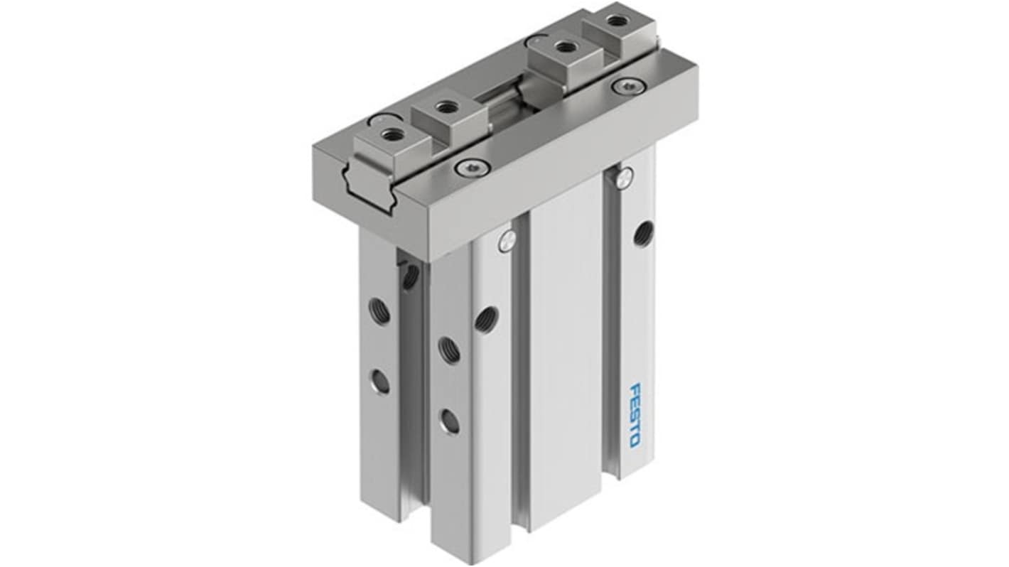 Festo 2 Finger Double Action Pneumatic Gripper, DHPC-L-16-A-B-2, Parallel Gripping Type